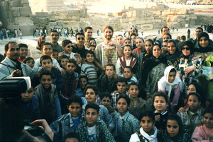 Michael Gaza Plateau with children